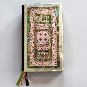 1951 Saint Andrew Daily Missal Mother of Pearl Abalone Inlay Jerusalem Cross